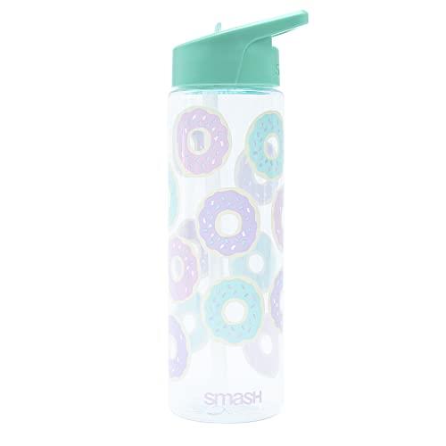 Smash Donut Water Bottle with Straw 700ml