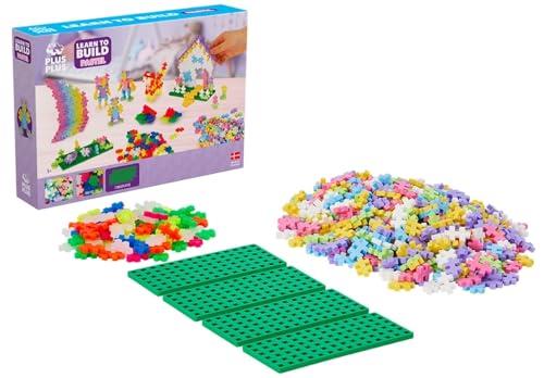 Plus-Plus Pastel Learn to Build Building Block 600-Pieces Set