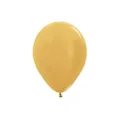 Sempertex Metallic Latex Balloons 50 Pieces, 12 cm Size, 570 Gold