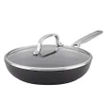 KitchenAid Hard Anodized Induction Nonstick Fry Pan/Skillet with Lid, 10 Inch, Matte Black