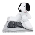 Animal Adventure®| Peanuts®| Snoopy Cuddle Bundle™| 2-in-1 10" Plush & 28"x 34"Blanket Bundle