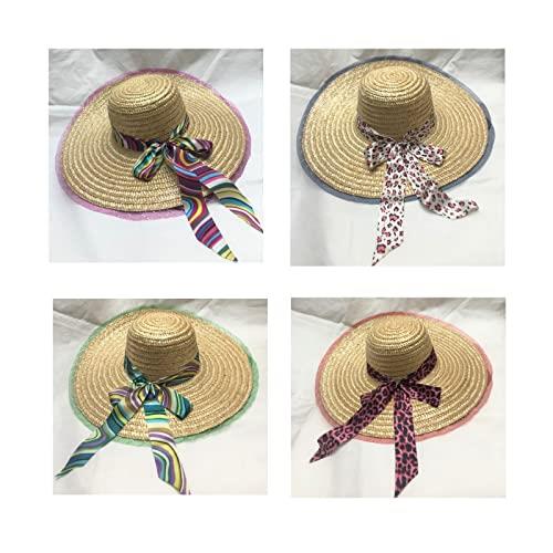 Lylac Summer Hat with Ribbon for Ladies, 50 cm Size