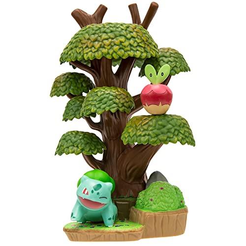 Pokemon Select Forest Environment - Multi-Level Display Set with Two 2-inch Battle Figures