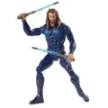 DC Comics, Double Strike Aquaman Action Figure, 12-inch, Stealth Suit, Lights & Sounds, 11 Points of Articulation, Collectible Superhero Kids Toys for Boys