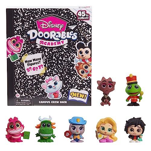 DOORABLES Disney New Academy Campus Crew Figure Peek, Collectible Blind Bag Figures, Styles May Vary, Officially Licensed Kids Toys for Ages 5 Up, Gifts and Presents by Just Play