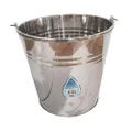 Queen Stainless Steel Bucket, 20 Litre Capacity
