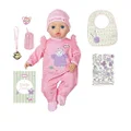 Baby Annabell Active Annabell 706626-43cm Doll with Soft Cuddly Body & Realistic Features & Sounds - Clothing & Accessories - Require 3 AAA Batteries (Not Included) - for Kids from 3+ Years
