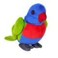 Wild Republic Pocketkins Eco Lorikeet, Stuffed Animal, 5 Inches, Plush Toy, Made from Recycled Materials, Eco Friendly