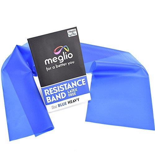 Latex Free Resistance Bands 2 Metre - Exercise Bands for Physiotherapy, Strength Training & Fitness Workouts, Yoga, Pilates, Stretching. Range of Resistance Strengths Available & Exercise Guide Booklet Included