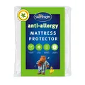 Silentnight Anti-Allergy,Mattress Protector Plus, White, Double, Anti - Bacterial Mattress Protector