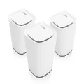 Linksys Velop Pro WiFi 6E Mesh System MX6203-KE - Cognitive Mesh Router with 6Ghz Band and Speeds Up to 5.4Gbps -- Multiroom Coverage up to 825 m2 and 600 Devices -- 3-Pack