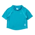 i play. Short Sleeve Rashguard Shirt for 12 to 18 Months Babies, Aqua, 18 Months