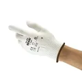 Ansell EDGE Unisex Multi-Purpose Work Gloves, White, Medium (12 Pairs)