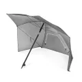 Sport-Brella Ultra SPF 50+ Angled Shade Canopy Umbrella for Optimum Sight Lines at Sports Events (8-Foot), Light Grey