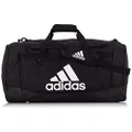 adidas Defender 4 Large Duffel Bag, Black/White, One Size, Defender 4 Large Duffel Bag