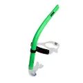 arena Unisex Swim Snorkel III for Adults, Lap Swimming and Training Snorkel, One Size - Acid Lime
