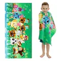 Franco Kids Super Soft Cotton Bath/Pool/Beach Towel, 58 in x 28 in, Animal Crossing