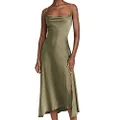 ASTR the label Women's Gaia Dress, Sage, Large