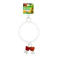 [2PCE] Trendypets Cotton Ring Bird Swing Toy, Keep Your Bird Engaged and Active, Ideal for Small to Medium-Sized Birds (27cm)