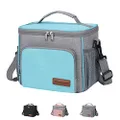 Maelstrom Lunch Box for Men,Insulated Lunch Bag Women/Men,Leakproof Kids Lunch Box,Lunch Cooler Bag,Collapsible Lunch Tote Bag for School Picnic Beach,Three-Layer (20L/32cans),Dark Grey
