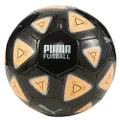 PUMA Unisex Prestige Ball, Black-Neon Citrus-Diamond Silver, 5