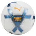 PUMA Unisex Cage Ball, Metallic Blue-White-Fluo Orange, 5