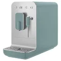 SMEG BCC02EGMEU Automatic Coffee Machine with Milk Frothing Nozzle, Plastic, Emerald Green Matt