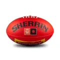 Sherrin AFLW Replica All Surface Football, Red, Size 3