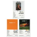 Bkioqoh A Set of 3 canvas posters,Frank Poster Ocean Blonde Poster Channel Orange Poster, Album Aesthetics 3 Piece Set,12x18IN Canvas Prints Unframed Set of 3