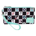 Loungefly Disney Mickey and Minnie Date Diner AOP Nylon Wristlet
