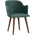 Modern Furniture Nayeli Dining Chair, Dark Green