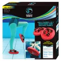 Sunlite Sports Aqua Trainer 2-in-1 Resistance Hand and Feet Paddle, Water Aerobics Set for Pool, Adult Aquatic Exercise for Aqua Workout, Low Impact Upper Lower Body Workouts