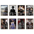 Enimoud Nba Youngboy Posters Youngboy Album Cover Posters Rapper Posters for Room Aesthetic Print Set of 8 Wall Art for Girl and Boy Teens Dorm Decor 8x12 inch Unframed