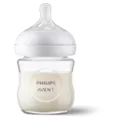 Philips Avent Natural Response Glass Baby Bottle, 120ml, 1-pack, SCY930/01