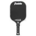 Franklin Sport Pro Pickleball Paddles - FS Tour Series Carbon Fiber Pickleball Paddles - Official USA Pickleball (USAPA) Approved Paddles - Tempo Pro Player Paddle - 14mm Polymer Core - Gray