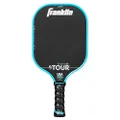 Franklin Sport Pro Pickleball Paddles - FS Tour Series Carbon Fiber Pickleball Paddles - Official USA Pickleball (USAPA) Approved Paddles - Tempo Pro Player Paddle - 14mm Polymer Core - Blue