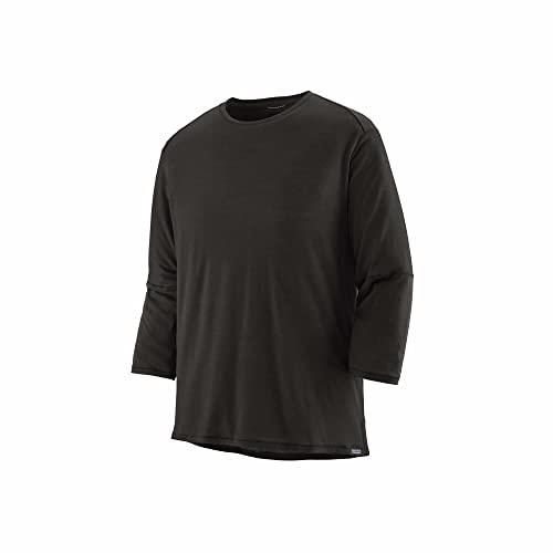 Patagonia Men's M's Merino 3/4 Sleeve Bike Jersey T-Shirt, Black, S