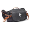 Black Diamond Unisex Pursuit 6 Liter Waist Pack - Fanny Bag for Outdoor Adventure, Carbon-Moab Brown, One Size