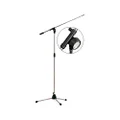 04349MS Single Microphone Floor Stand with 82Cm Floating Boom - 9328202027887