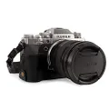 MegaGear MG1923 Ever Ready Genuine Leather Camera Half Case for Fujifilm X-T4, Black