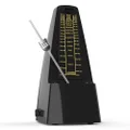 AODSK Mechanical Metronome,Universal Metronome for Piano,Guitar,Violin,Drums and Other Instruments,Standard,Black