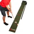 Pure2Improve Unisex_Adult Confidence Golf Puttingmatte Putting mat, Green, 47x14x41.5cm