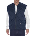 Dickies Men's Diamond Quilted Nylon Vest, Dark Navy, 3X-Large