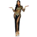 Leg Avenue Women's Queen Cleopatra Costume, Gold/Black, Large