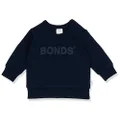 Bonds Baby Tech Sweats Pullover, Almost Midnight, 000 (0-3 Months)