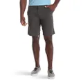Wrangler Mens Performance Comfort Flex Flat Front Short Shorts - Gray - 32
