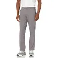 Amazon Essentials Men's Athletic-Fit Casual Stretch Chino Pant (Available in Big & Tall), Dark Grey, 38W x 34L