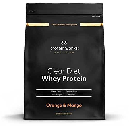 Protein Works - Clear Diet Whey Protein Isolate Powder | Refreshing High Protein Drink | Orange & Mango | 1kg