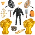 Fortnite Brutus (Shadow) Solo Mode Core Figure and 2 Mythic Goldfish Collectibles - 4 Inch Collectible Action Figure, Plus Accessories