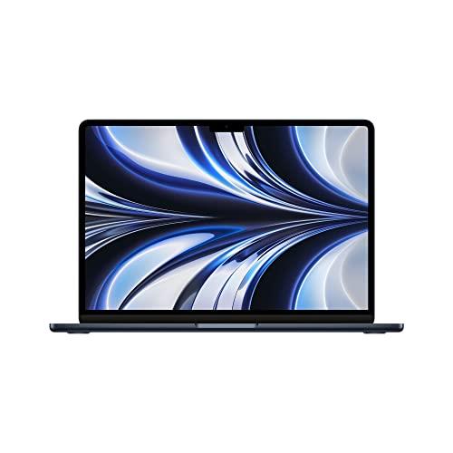 Apple 2022 MacBook Air Laptop with M2 chip: 13.6-inch Liquid Retina Display, 8GB RAM, 512GB SSD Storage, Backlit Keyboard, 1080p FaceTime HD Camera. Works with iPhone and iPad; Midnight